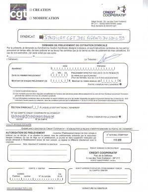 Fiche de creation syndique