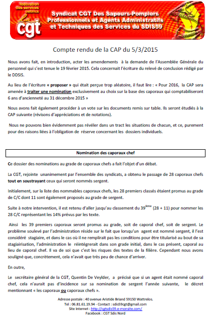 cpte rendu de Cap 5mars15