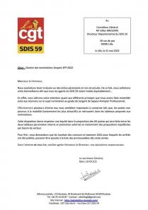 Courrier sgt 2022