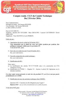 Cpte rendu ct du 2fev16